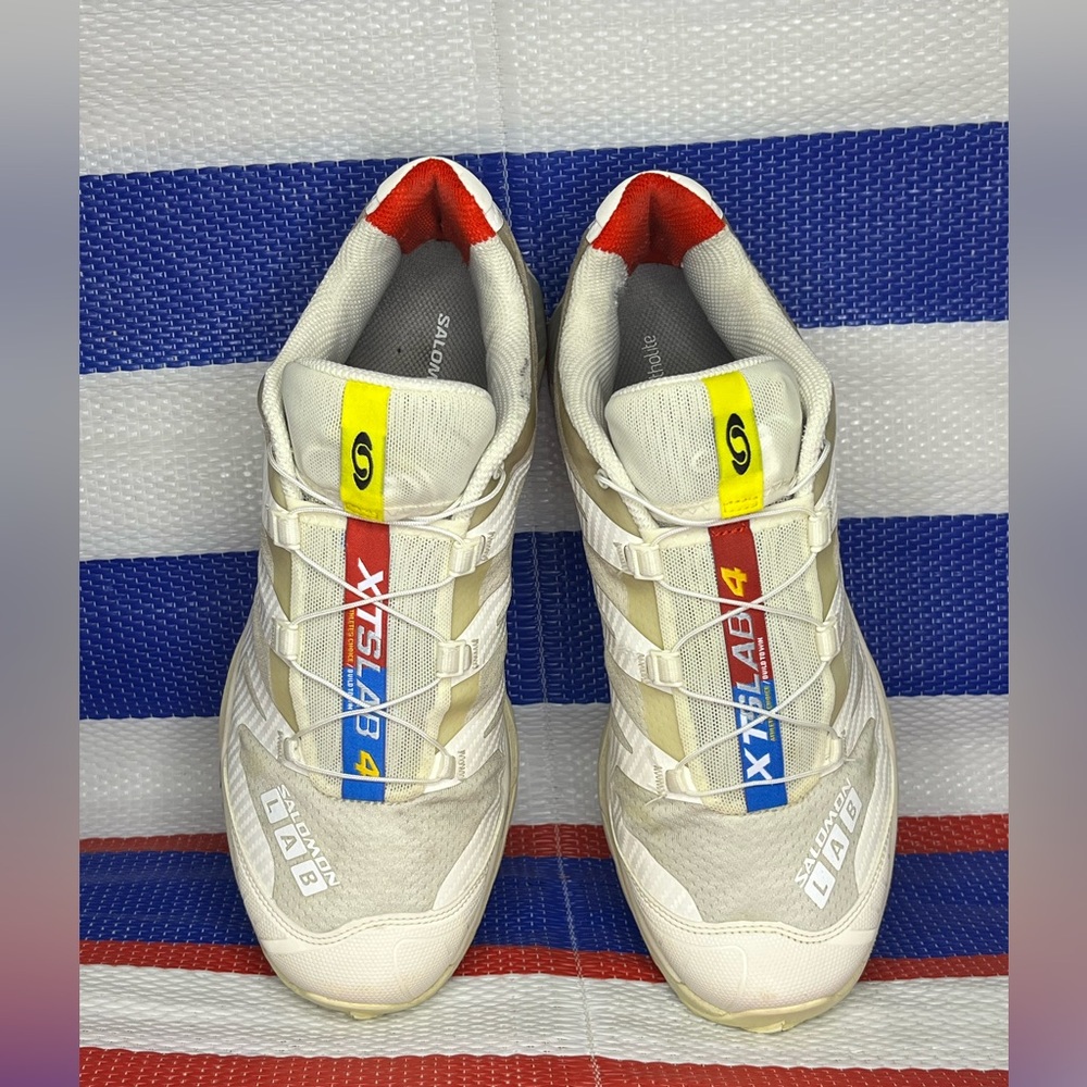 Salomon XT-4 OG Sneakers - Men’s Size 11 - Vanilla Ice and Fiery Red - Sneakers - Picture 2 of 16
